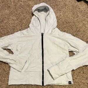 White BBB Hooded Jacket